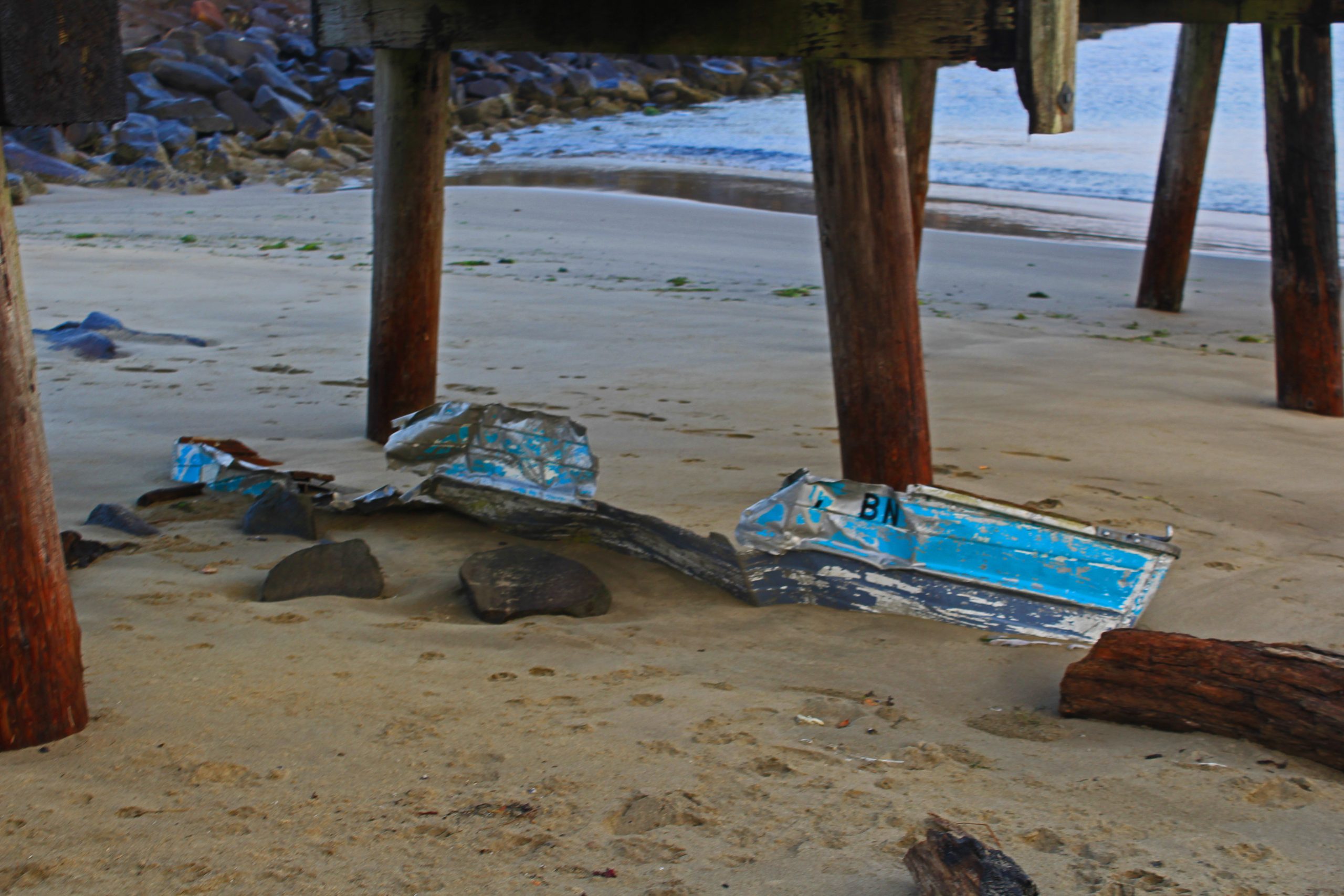 Ship Wreck on the Beach ….